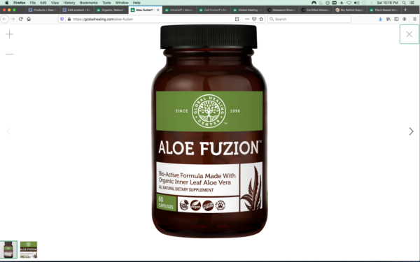 Aloe Fuzion® High-Potency Organic Aloe Vera